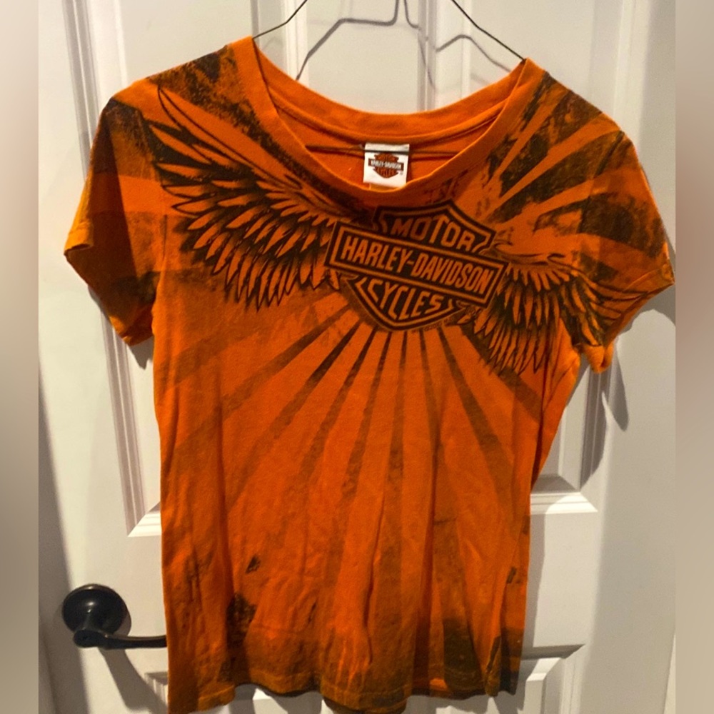 Harley Davidson Mile high Denver Colorado 2010 T-shirt womens